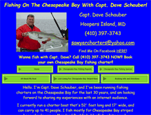 Tablet Screenshot of chesapeakebayfishing.net